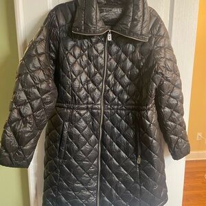 Michael Kors Quilted Black Jacket Size XL
